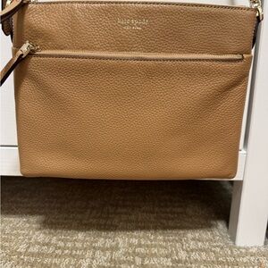 Kate Spade tan leather crossbody
